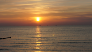 sonnenuntergang in zingst